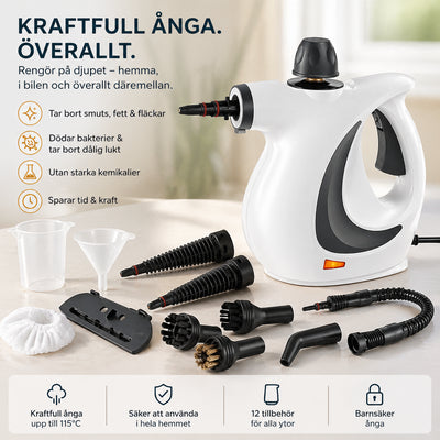 SteamPro™ - Kraftfull Ångtvätt