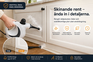 SteamPro™ - Kraftfull Ångtvätt